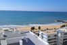 Apartamento em Quarteira - T1 Torre Azul 10 A/C Vista Mar e Praia